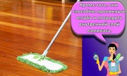 Средства и правила, как в квартире ухаживать за ламинатом в домашних условиях