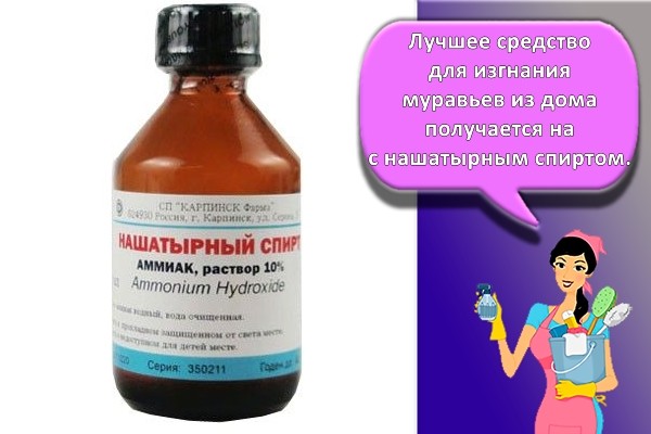 бутылка нашатырного спирта