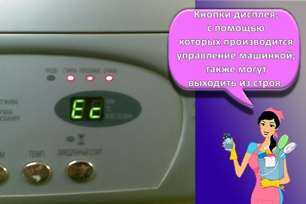 ошибка на стиральной машинке