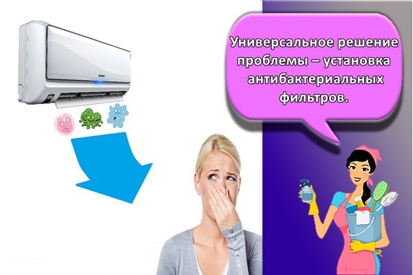 Универсальное решение проблемы – установка антибактериальных фильтров.
