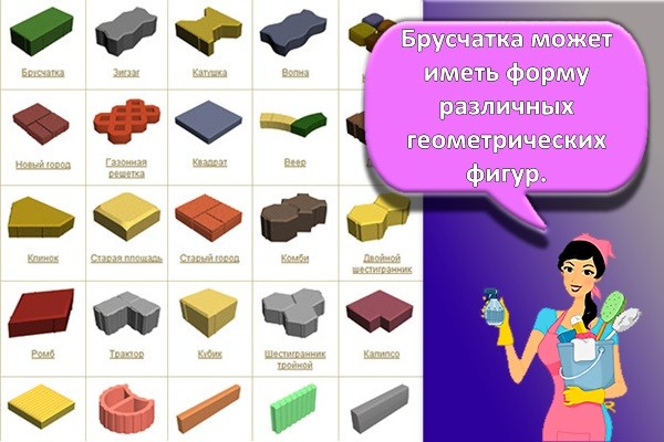 форма плитки