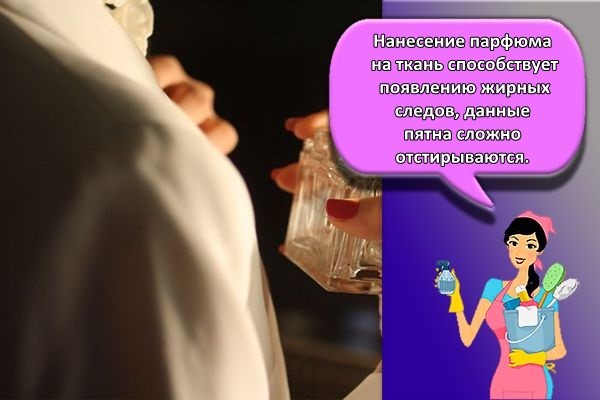 нанесение духов