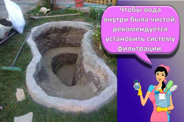 пруд из бетона