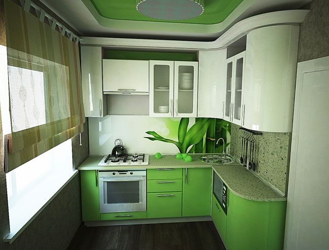 зеленая кухня