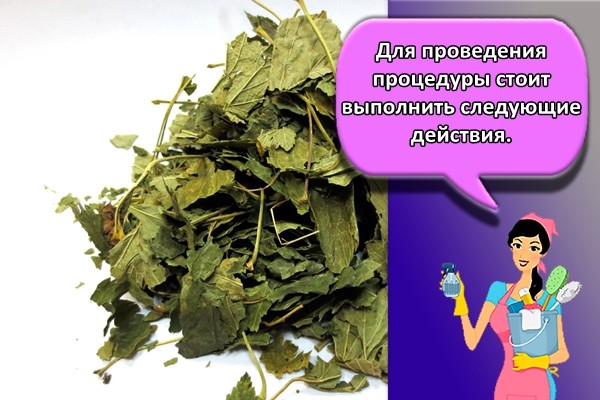 Для проведения процедуры стоит выполнить следующее