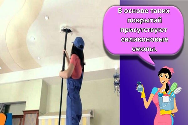 В основе таких покрытий присутствуют силиконовые смолы