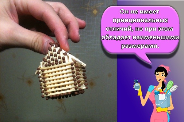 Он не имеет принципиальных отличий, но при этом обладает наименьшими размерами.