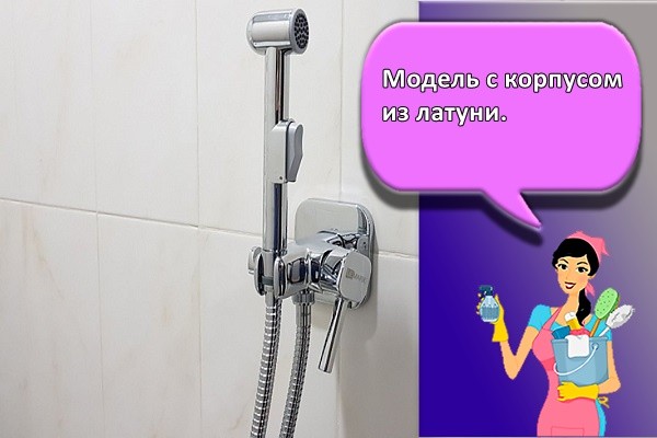 Модель с корпусом из латуни.