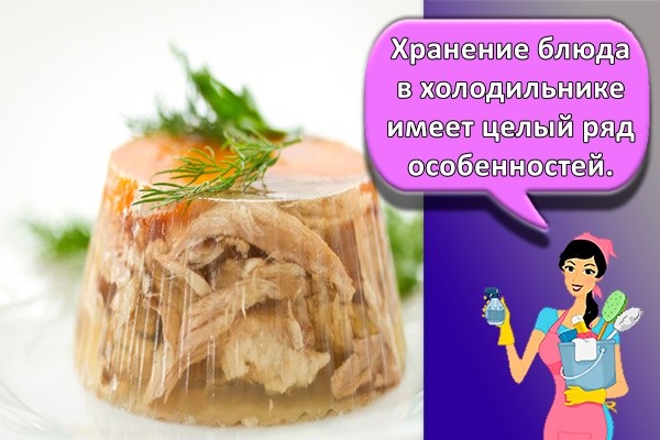 свежий холодец