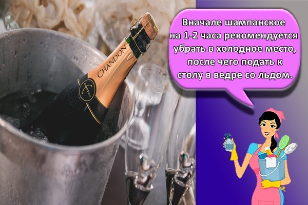 шампанское в ведре