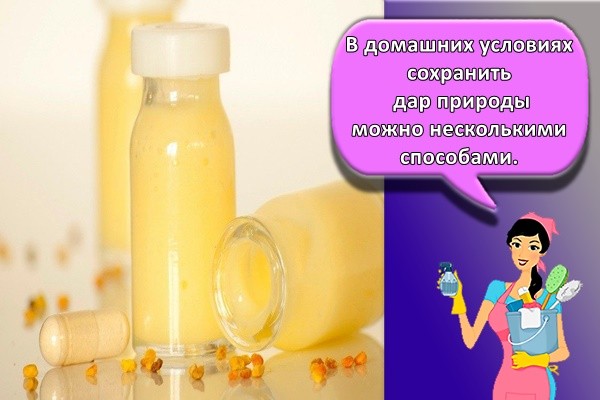 В домашних условиях сохранить дар природы можно несколькими способами.