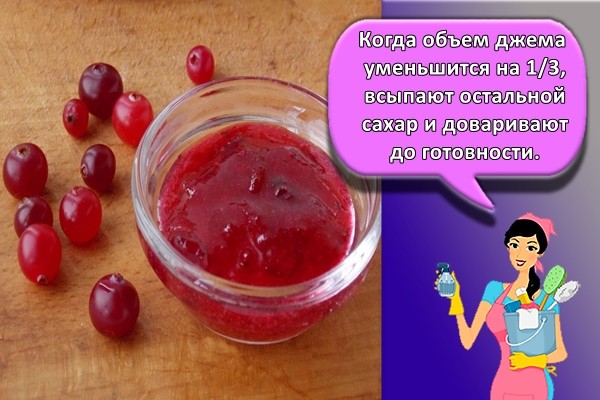 джем из клюквы
