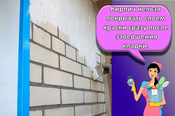 покраска кирпича