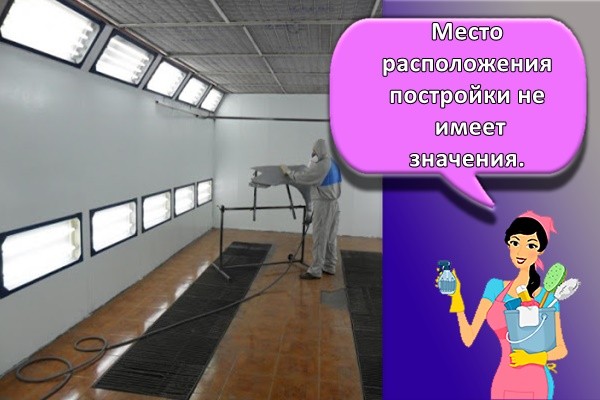 Место расположения постройки не имеет значения. В