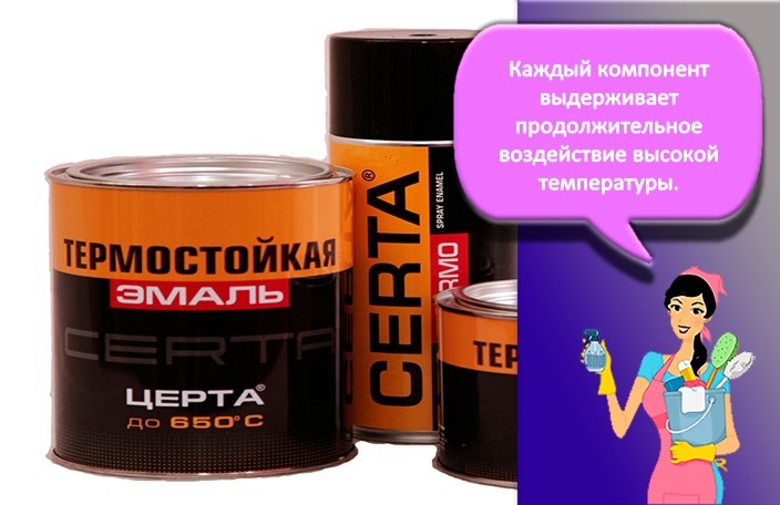 Краска для печи