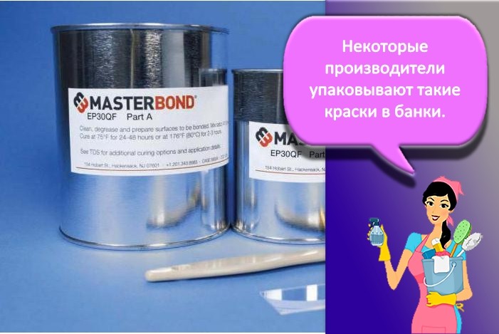 Однокомпонентная зеркальная краска